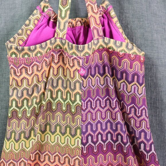 PrAna Multicolor Halter Knit Dress Women’s Small Sleeveless Outdoor Festival - Picture 14 of 16